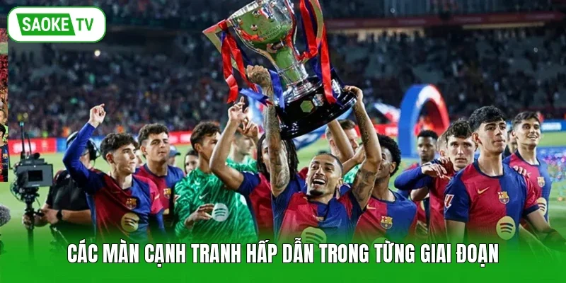 Các màn cạnh tranh hấp dẫn trong từng giai đoạn