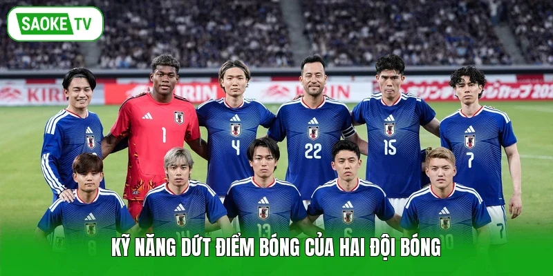 Kỹ năng dứt điểm bóng của hai đội bóng
