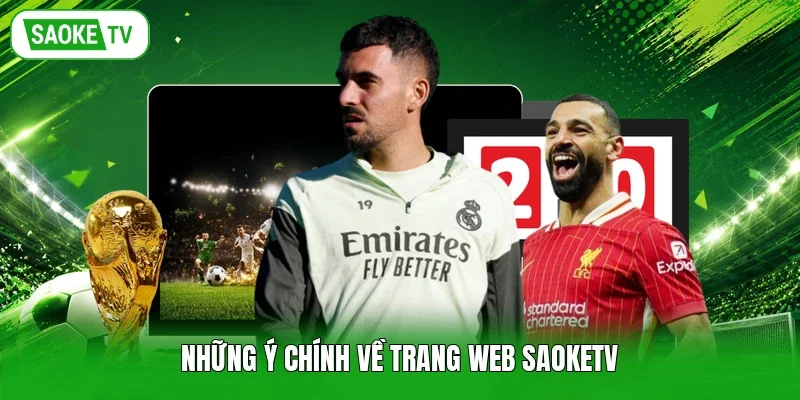 Những ý chính về trang web Saoketv