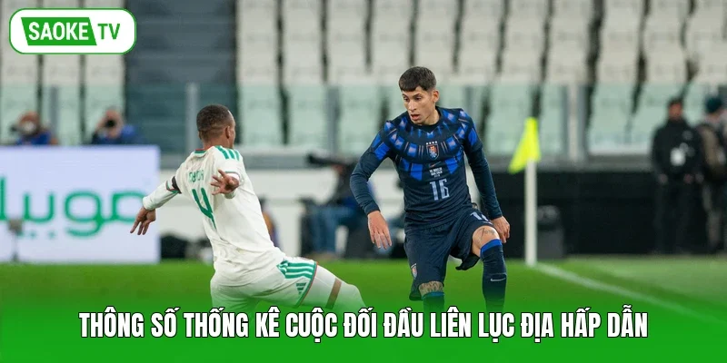 Thông số thống kê cuộc đối đầu liên lục địa hấp dẫn